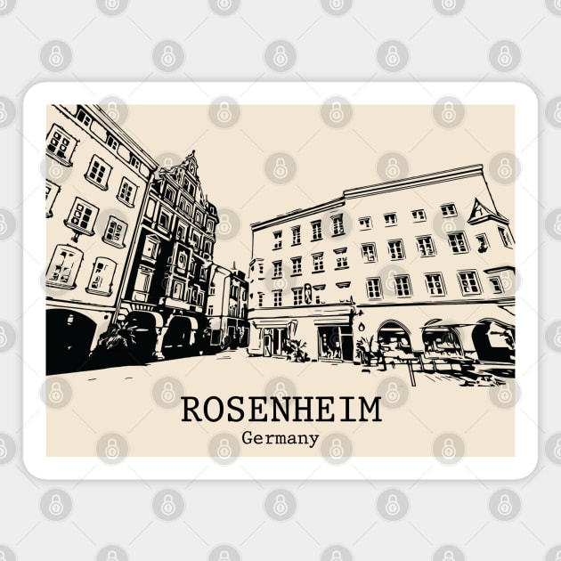 Rosenheim - Germany Magnet by Lakeric